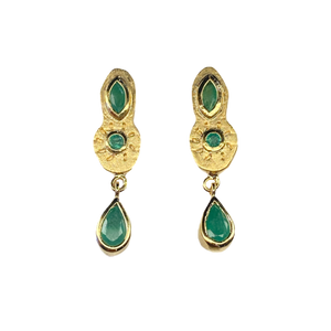 Aretes Yael Esmeraldas