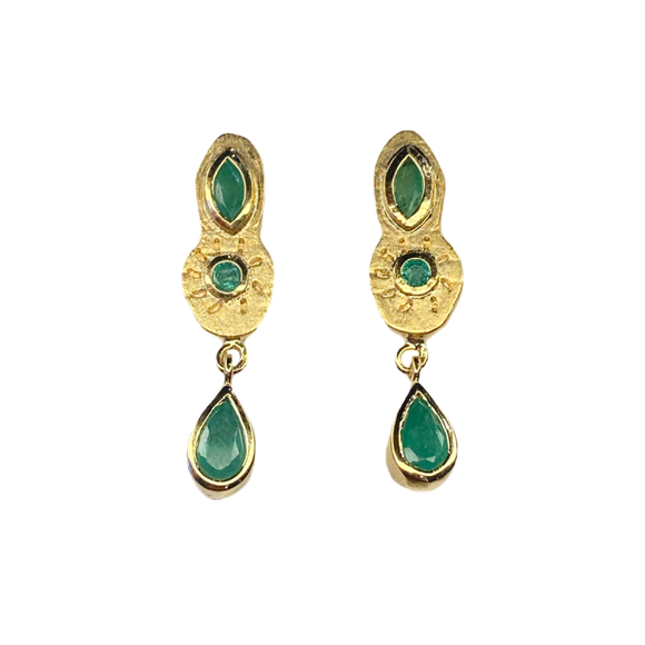 Aretes Yael Esmeraldas