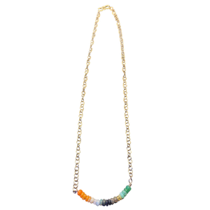 Rainbow Opals Necklace