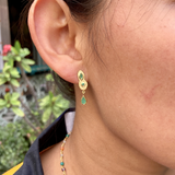 Aretes Yael Esmeraldas