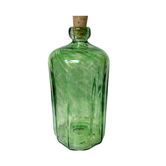 Botella Vidrio Soplado Gde Verde